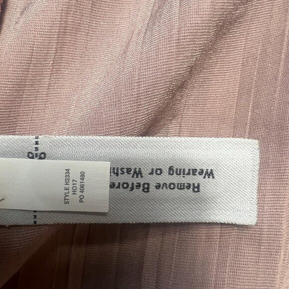 Madewell Skirt Size 6 Crushed Pink Velvet Like Mini Ruffle Skater Silk Blend - Picture 7 of 7